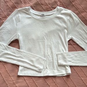 Garage Ribbed Long-Sleeve